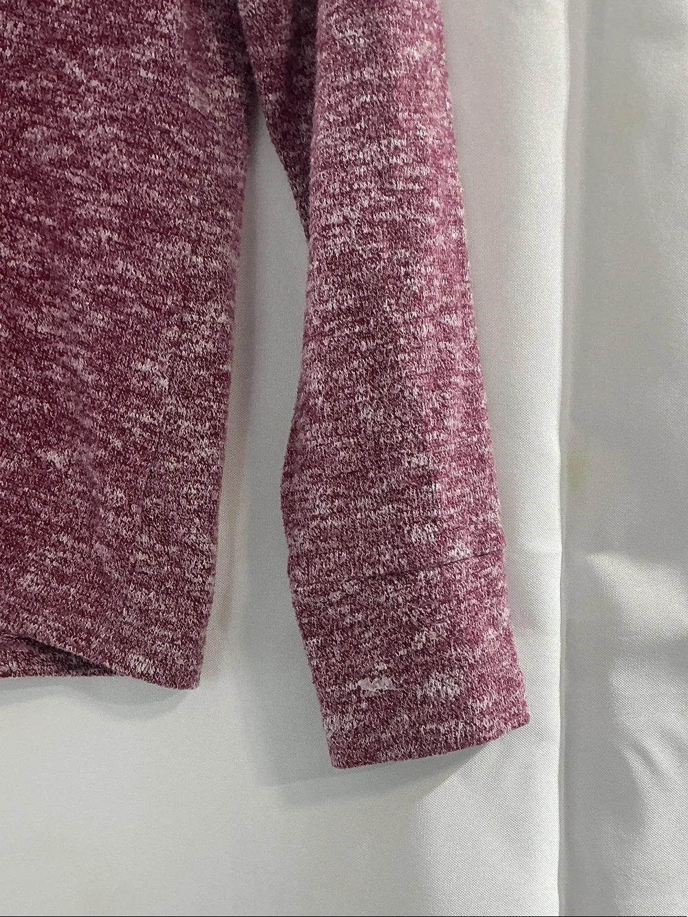 Old Navy Marled Mauve Hoodie with Front Tie